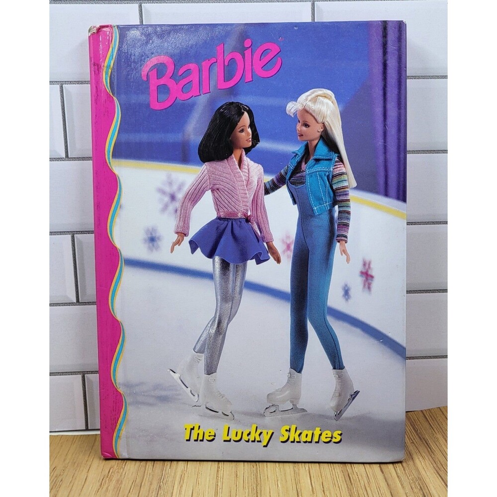 Vtg Barbie the Lucky Skates book